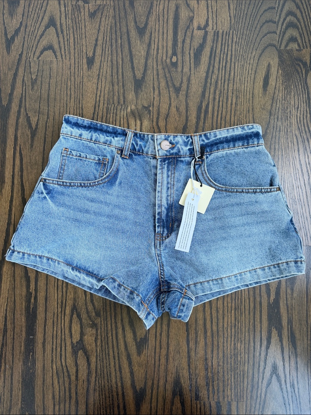 Tgla Jean Shorts Classic Blue Denim Cotton Shorts Women’s Size 27 NWT